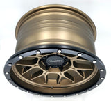 Falcon Wheels - TX Matte Bronze Black Ring 17x9