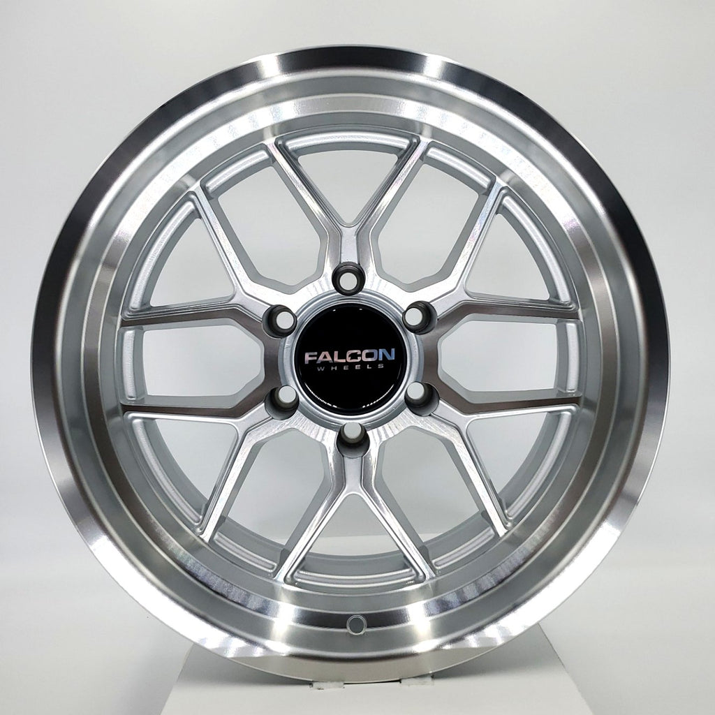 Wheel Rims Falcon Falcon Wheels - TX1 Silver Machined Face 17x9 – VID Wheels