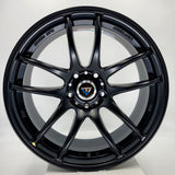 VLF Wheels - VLF11 FlowForm Satin Black 18x8