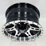 White Diamond Luxury Wheels - D2757 Gloss Black Machined Face 15x8