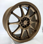 VLF Wheels - VLFC02 FlowForm Matte Bronze 16x7