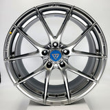 VLF Wheels - VLFP01 FlowForm Hyper Black 17x7.5