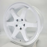 9SIX9 Wheels - 9001 White 17x8
