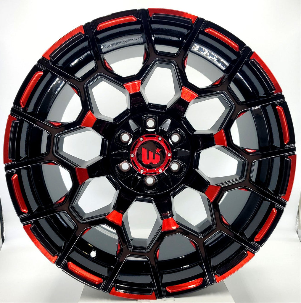 Red Rim Designs Red And Black Offroad Rims
