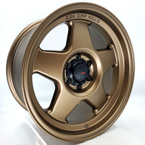 DX4 Wheels - Rover Matte Bronze 17x8.5 – VID Wheels