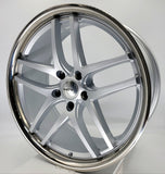 Inovit Wheels - YSM082 Silver Machined Lip 19x8.5