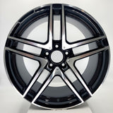 Replica Wheels - 8897 Gloss Black Machined Face 18x8.5
