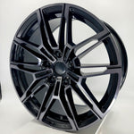 Replica Wheels - B18 Gloss Black Dark Tint Face 18x8.5