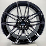 Replica Wheels - B18 Gloss Black Dark Tint Face 18x8.5