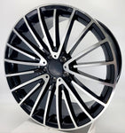 Replica Wheels - PM02 Gloss Black Machined Face 19x8.5