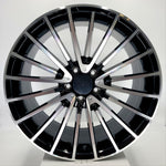 Replica Wheels - PM02 Gloss Black Machined Face 19x9.5