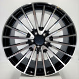 Replica Wheels - PM02 Gloss Black Machined Face 19x9.5