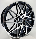 Replica Wheels - B3 Gloss Black Machined Face 19x9.5