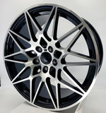 Replica Wheels - B3 Gloss Black Machined Face 19x9.5