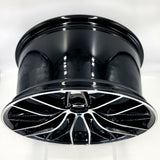 Replica Wheels - 6706 Gloss Black Machine Face 19x9.5