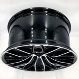 Replica Wheels - 6706 Gloss Black Machine Face 19x8.5