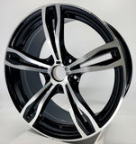 Replica Wheels - 5056 Gloss Black Machined Face 19x9