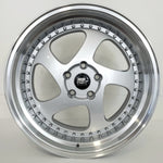 MST Wheels - MT15 Silver Machined Lip 18x9.5