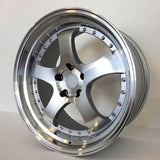 Aodhán Wheels - AH03 Silver Machined Face 19x9.5