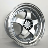 Aodhán Wheels - AH03 Silver Machined Face 17x9