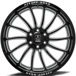 Axe Wheels - Chronus Gloss Black Milled 20x10