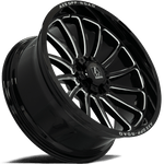 Axe Wheels - Chronus Gloss Black Milled 20x10
