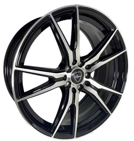 Elegant Wheels - E001 Gloss Black Machined Face 16x7