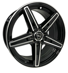 Elegant Wheels - E003 Gloss Black Machined Face 16x7