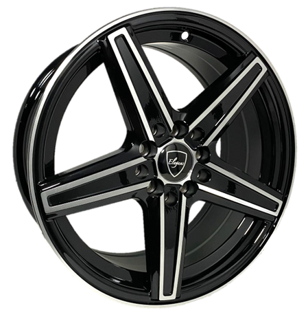 Elegant Wheels - E003 Gloss Black Machined Face 16x7