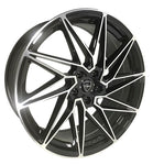 Elegant Wheels - E015 Gloss Black Machined Face 20x8.5