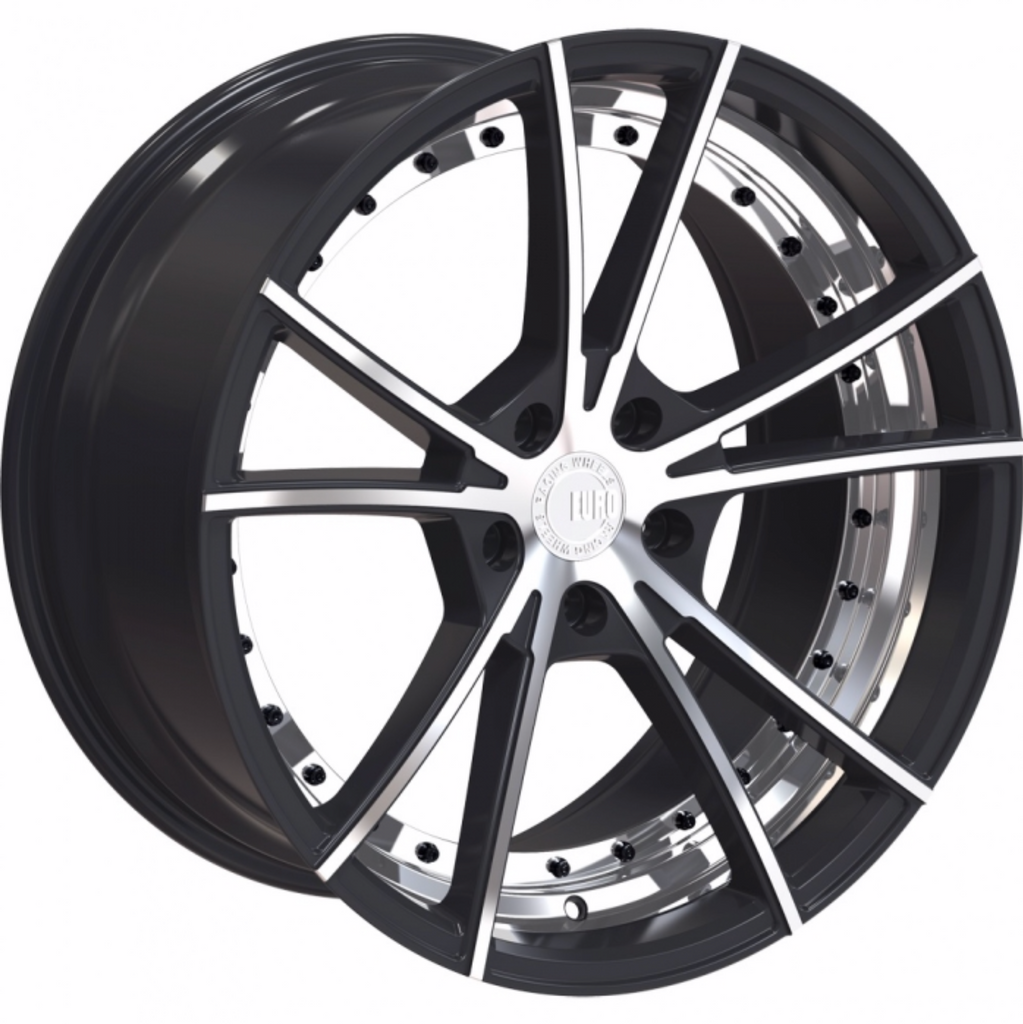 Erw Rims Euro Racing Wheels - ERW003 Gloss Black Machine Face 20x10 – VID Wheels
