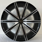 Elegant Wheels - EL908 Gloss Black Machined Face 20x8.5