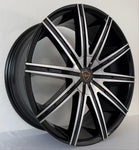 Elegant Wheels - EL908 Gloss Black Machined Face 20x8.5