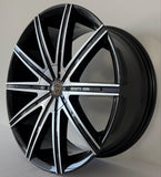 Elegant Wheels - EL908 Gloss Black Machined Face 20x8.5