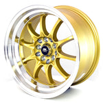 MST Wheels - MT11 Gold Machined Lip 16x8