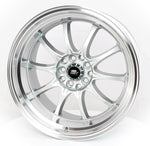 MST Wheels - MT11 Silver Machined Lip 17x9