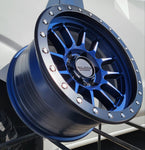 Falcon Wheels T7 Matte Blue 17x9