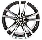 MST Wheels - Sabre Gloss Black Machined Face  16x7