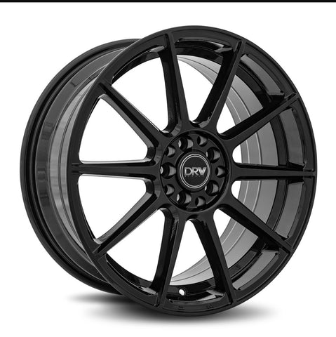 DRW Wheels - D10 Gloss Black 18x8