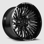 Luxxx Wheels - HD28 Gloss Black Milled 22x12